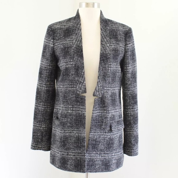 Banana Republic Jackets & Blazers - Banana Republic Open Plaid Wool Jacket / Coat